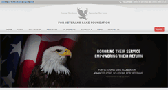 Desktop Screenshot of forveteranssake.org