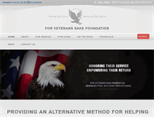 Tablet Screenshot of forveteranssake.org